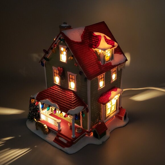 Dept 56 The Bumpus House 2006 A Christmas Story Village House with Light CHIPPED - Picture 2 of 16